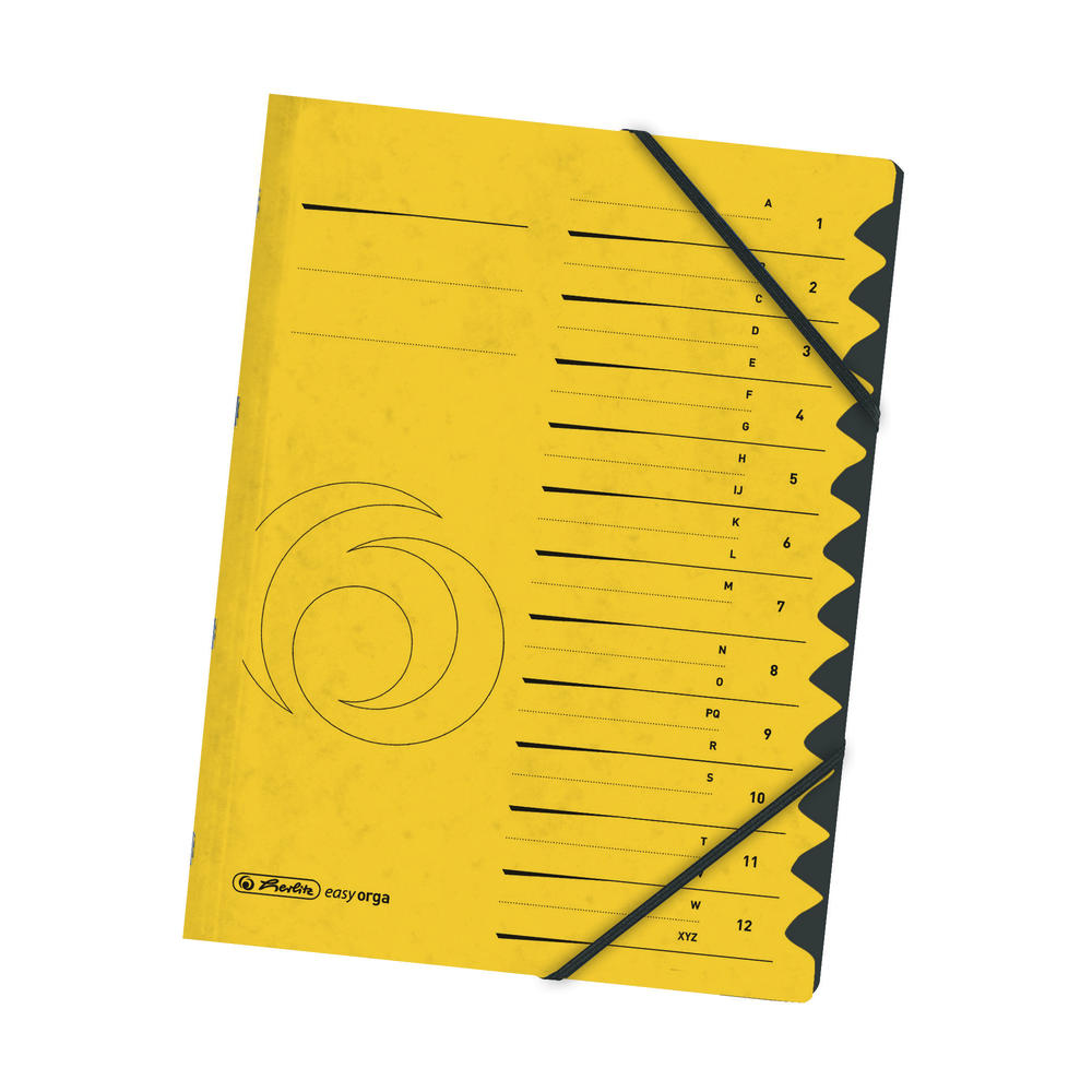 Herlitz Ordnungsmappe 10843340 DIN A4 12 Fächer