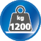 Belastbar bis 1200 kg Belastbar bis 1200 kg