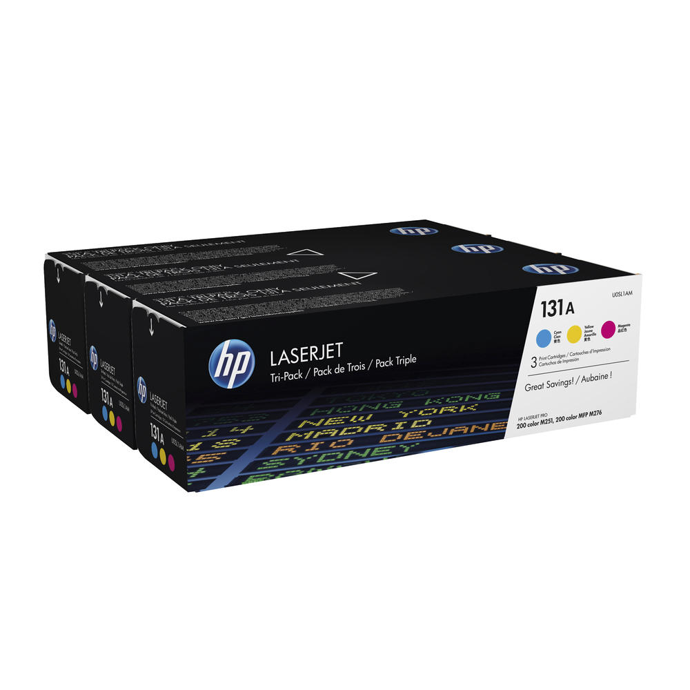 HP Toner U0SL1AM 131A 1.800Seiten c/m/y 3