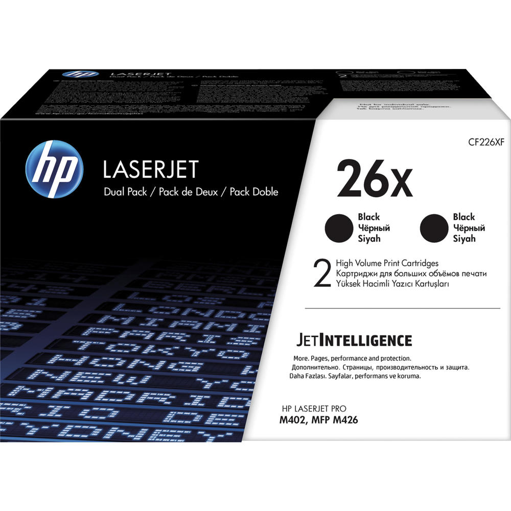 HP Toner CF226XD 26X 9.000Seiten schwarz 2