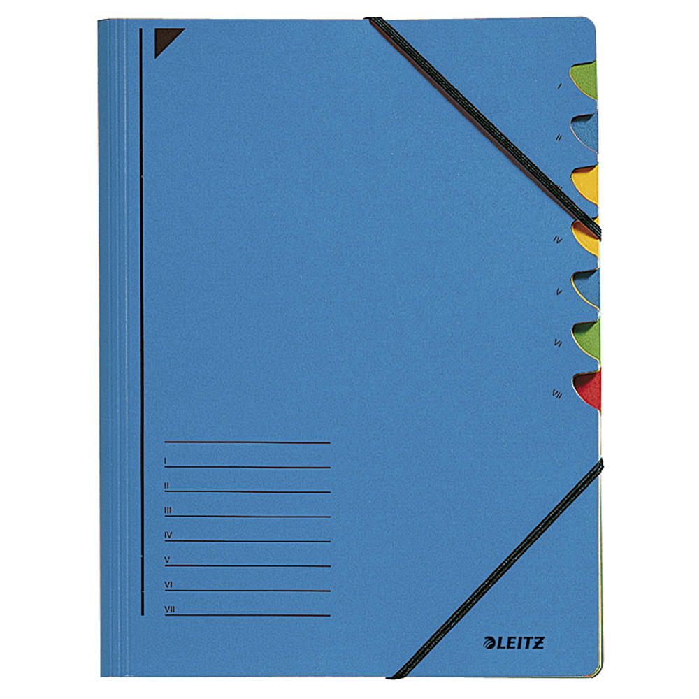Leitz Ordnungsmappe 39070035 DIN A4 7Fächer farbig