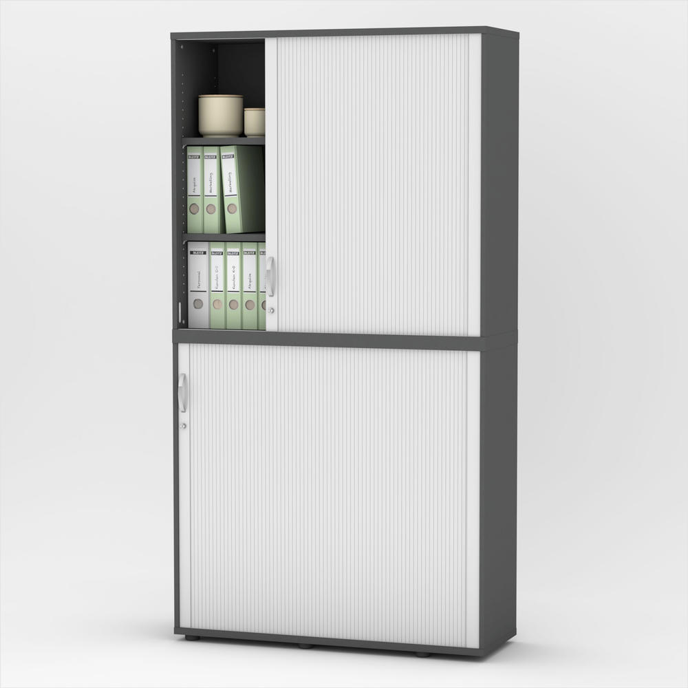 Rollladen-Aufsatzschrank PROFI MODUL | Anthrazit | 1200 | 1140 mm (3 OH)