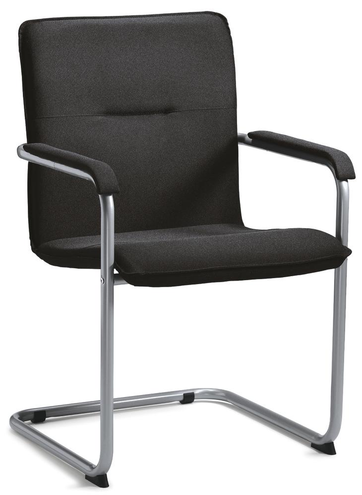 Besucherschwinger DELTA1 | Schwarz | Alusilber