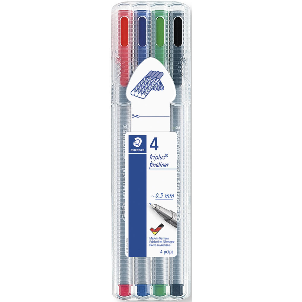 STAEDTLER Fineliner triplus 334 SB4 0,3mm sortiert