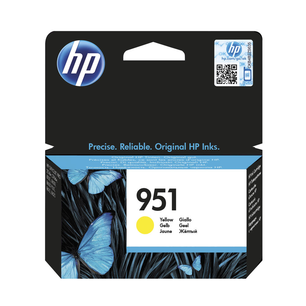 HP Tintenpatrone CN052AE 951 700Seiten gelb