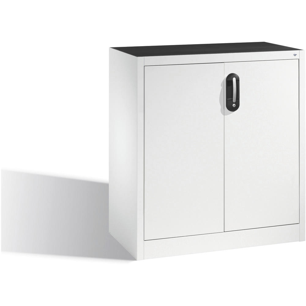 Flügeltüren-Beistellschränke SYSTEM ERGO-LOCK | Lichtgrau RAL 7035 | 930 | 500 | 70