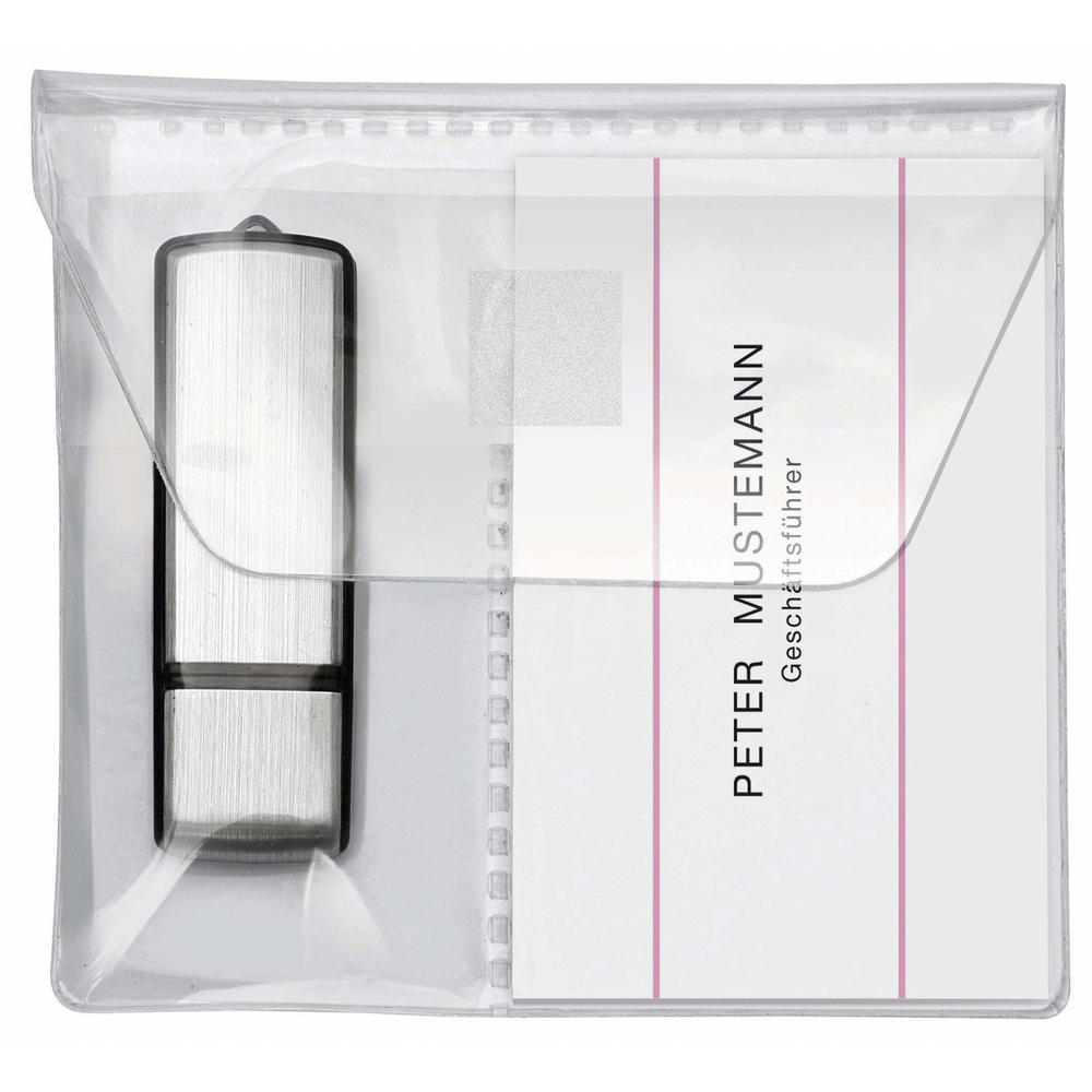 Veloflex USB Stick-Hülle 2256010 10x10cm PP