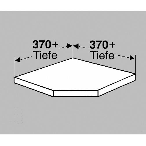 Steckregal STE 1000 | 500 | Eck-Fachboden