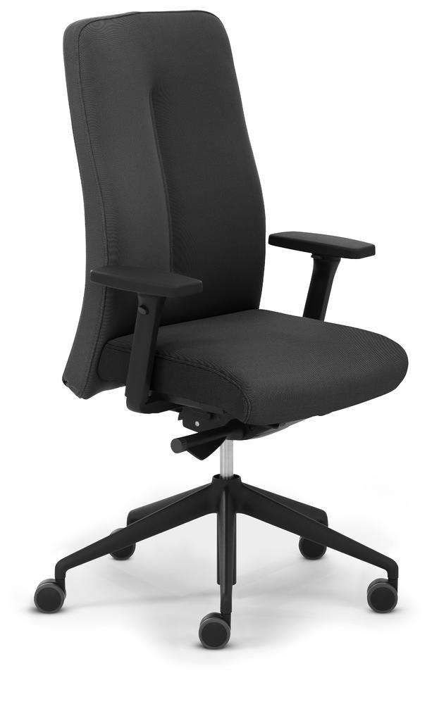 Bürostuhl ALTO DV - optional Armlehnen | Schwarz