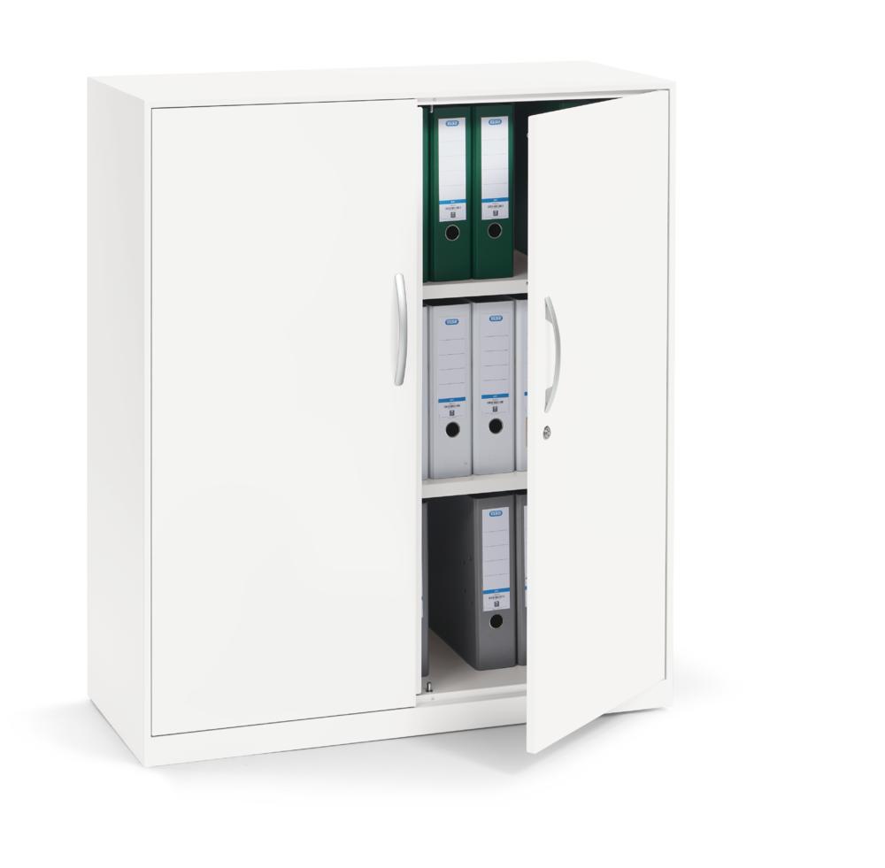 Flügeltürenschrank BASE LINE - PRO | Weiß | 800 | Weiß