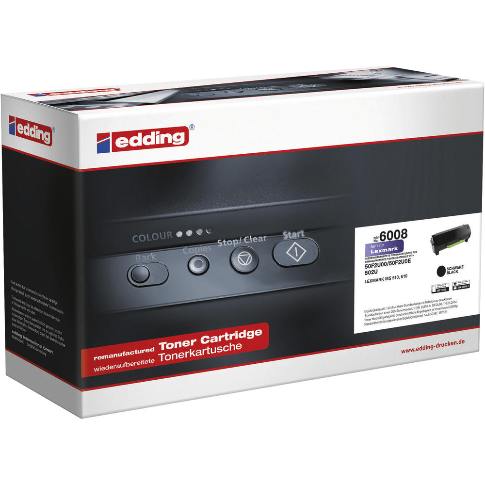 edding Toner 18-6008 wie Lexmark 50F2U00/50F2U0E