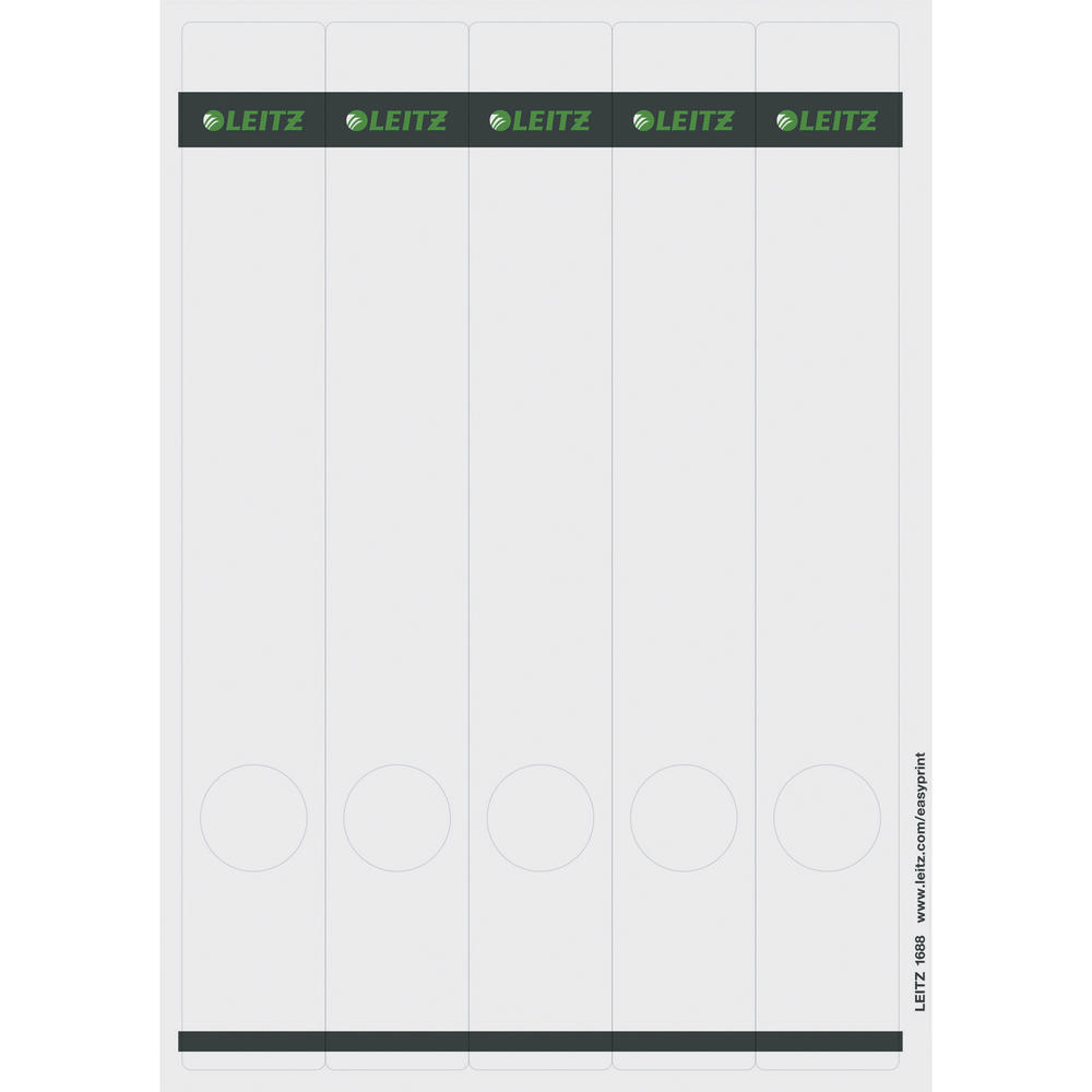 Leitz Ordneretikett 16880085 lang/schmal Papier gr
