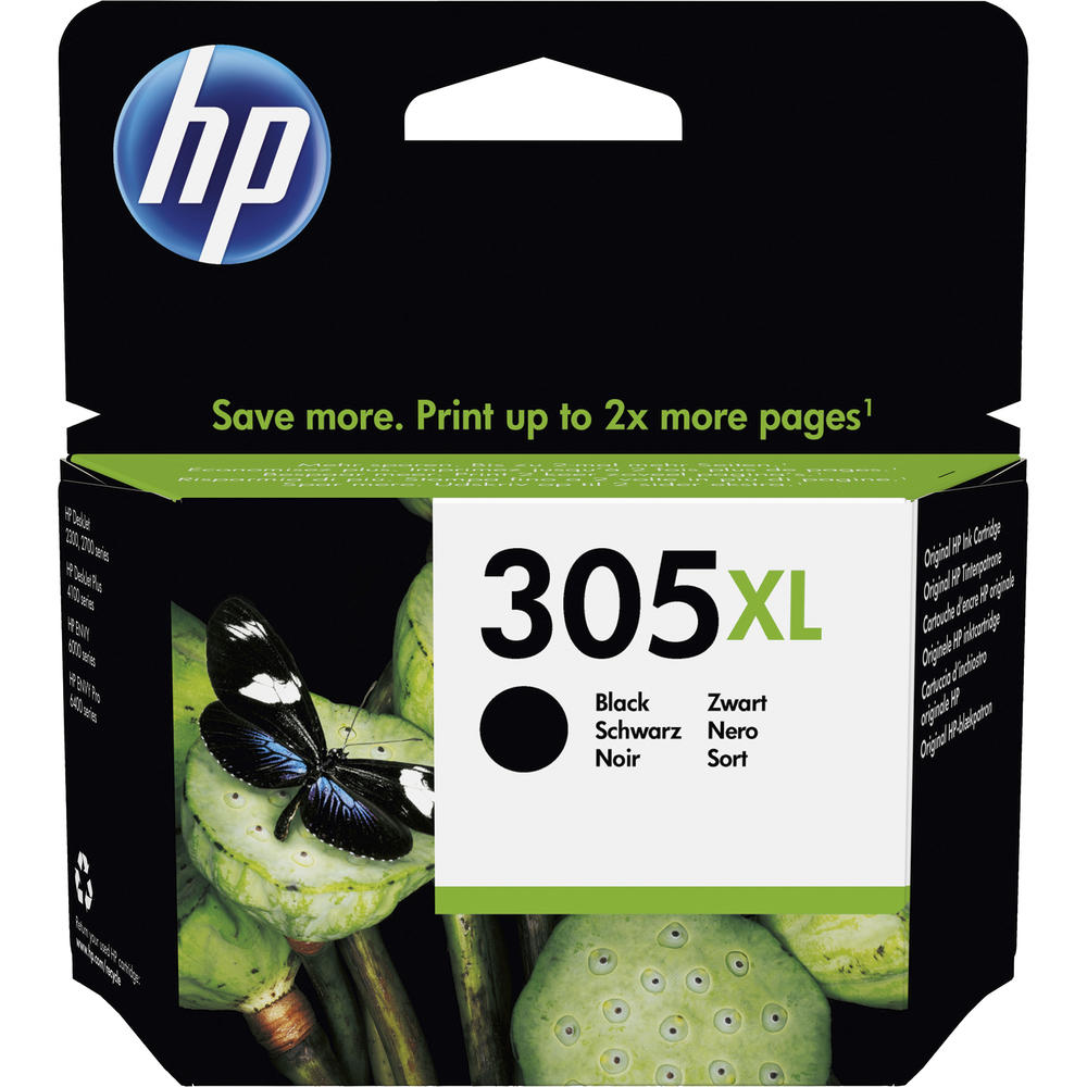 HP Tintenpatrone 3YM62AE 305XL sw