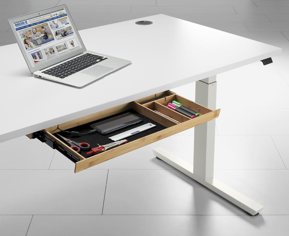 Lade voor bureau van bamboe
