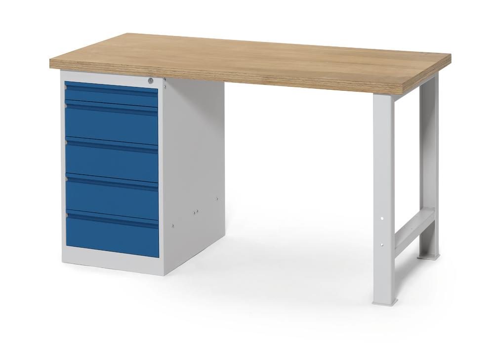 Werkbank-Komplettangebot 5 WS PROFI SYSTEM | 1500 | Buche-Multiplex-Platte