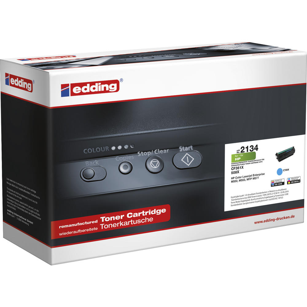 edding Toner 18-2134 wie HP CF361X cyan