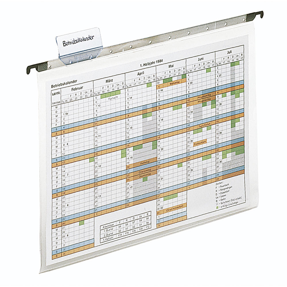 Leitz Hängetasche ALPHA 19290000 DIN A4 PVC