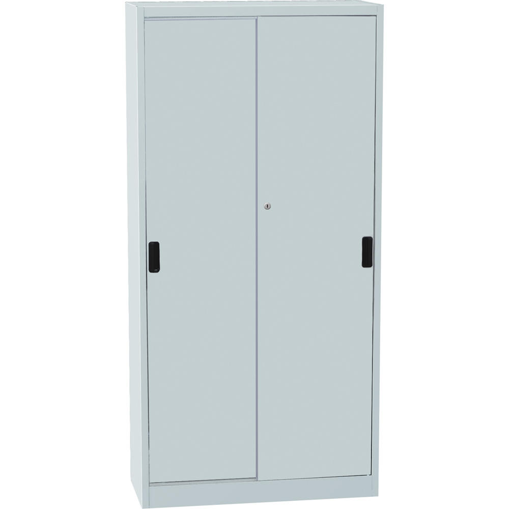 Werkstatt-Schiebetürenschrank DELTA | Lichtgrau RAL 7035 | 950
