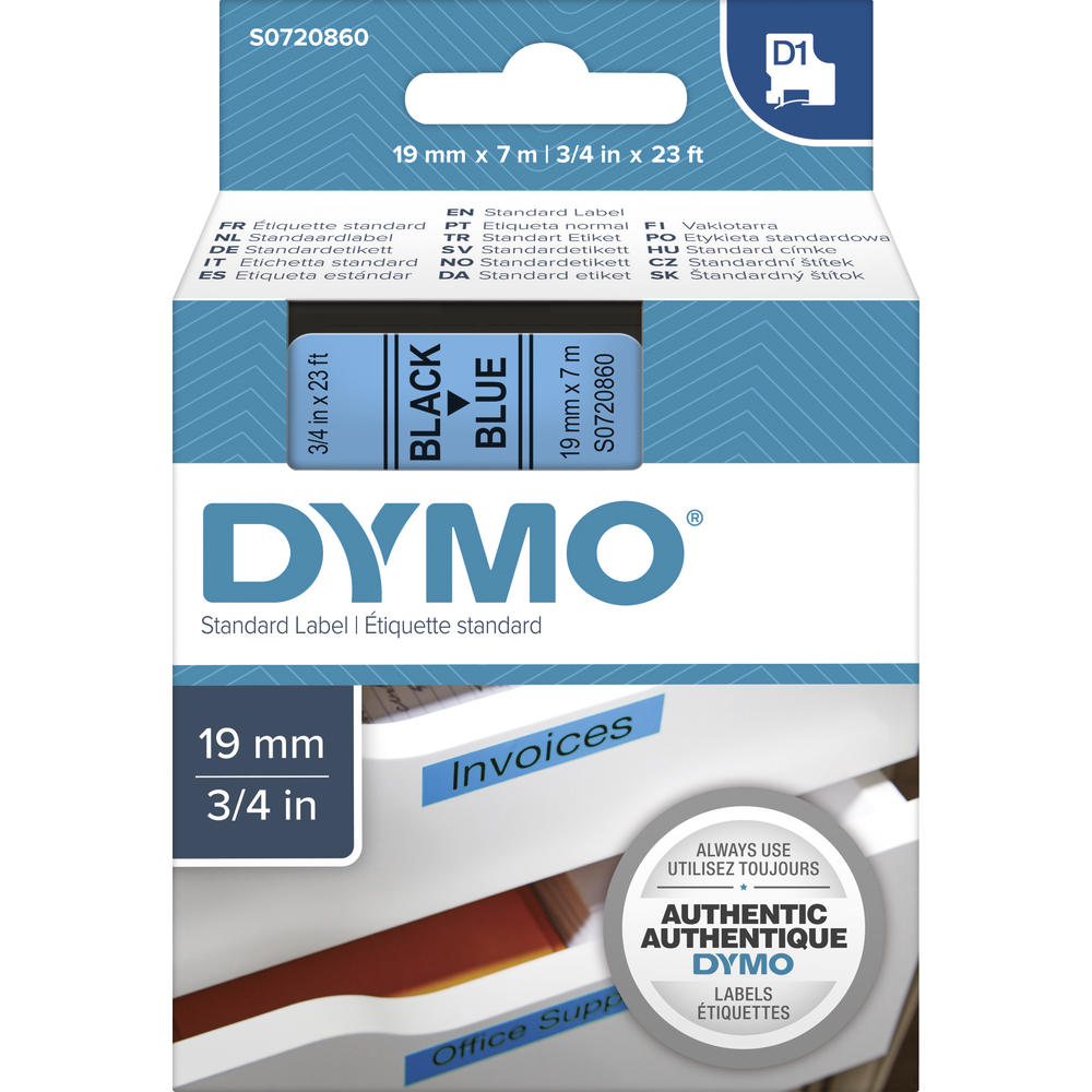DYMO Schriftbandkassette D1 S0720860 19mmx7m sw