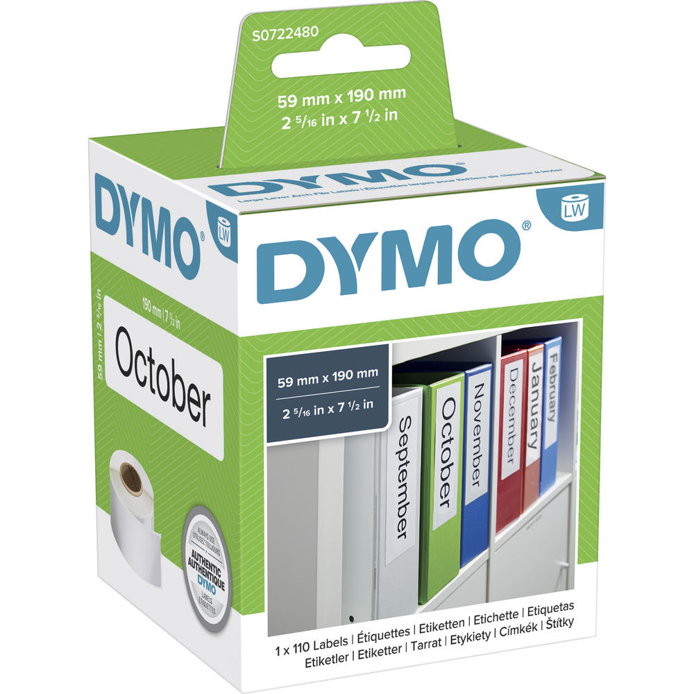 DYMO Ordneretikett S0722480 für LabelWriter