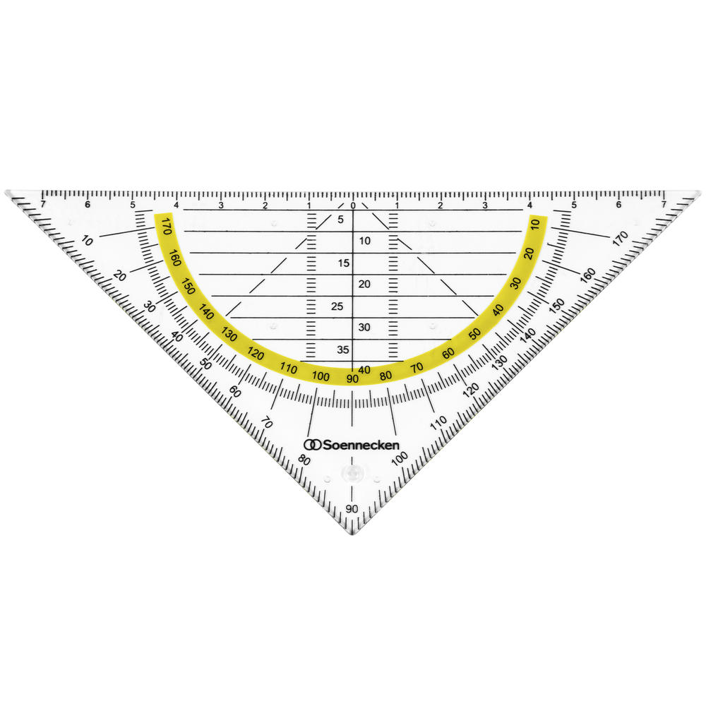 Soennecken Geometriedreieck 1823 Kunststoff