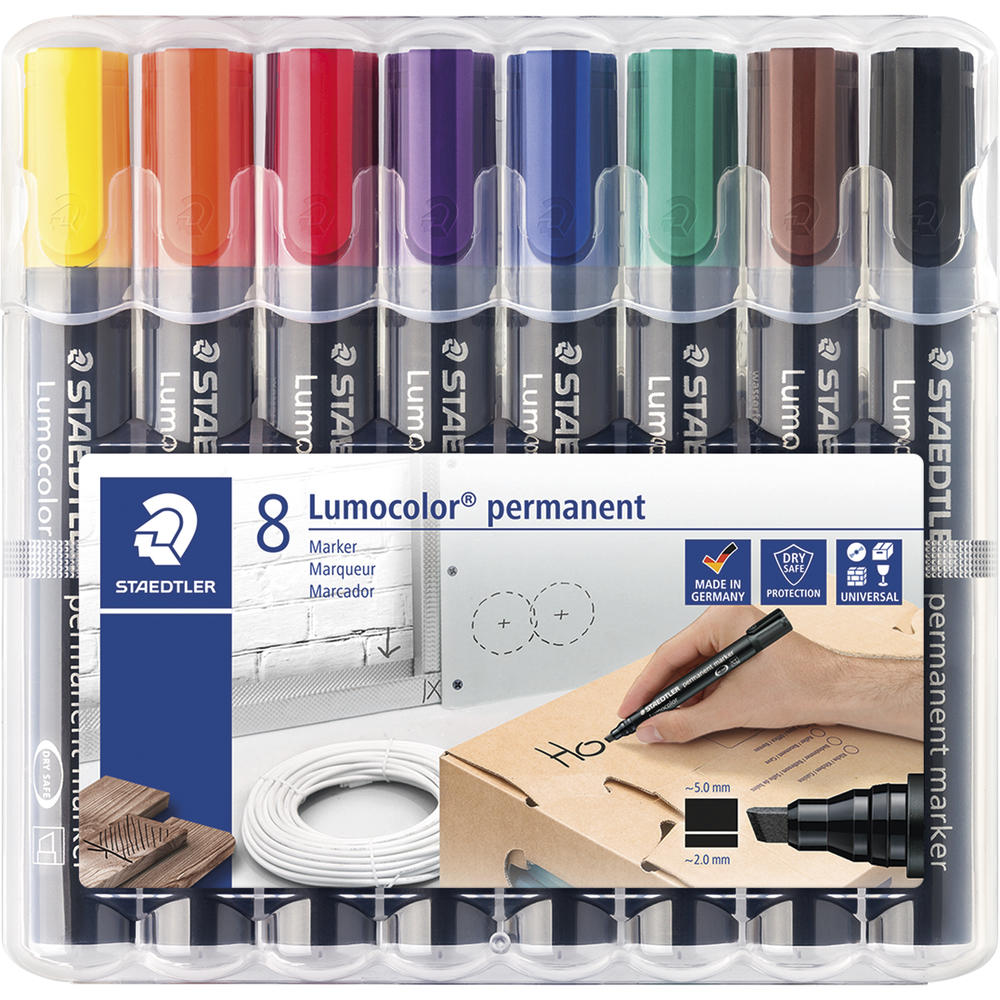 STAEDTLER Permanentmaker Lumocolor 350 WP8 2-5mm