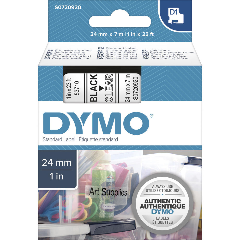 DYMO Schriftbandkassette D1 S0720920 24mmx7m sw