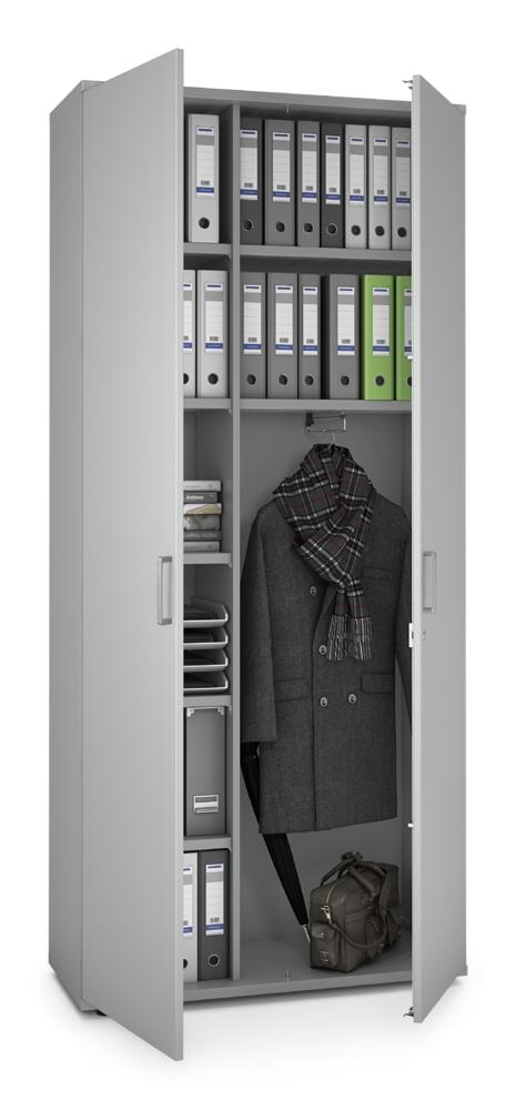 Garderobenschrank MULTI MODUL-PRO | Lichtgrau | 1000 | 2250 mm (6 OH)