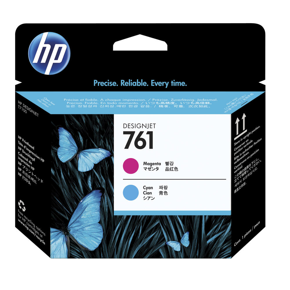 HP Druckkopf CH646A 761 magenta/cyan