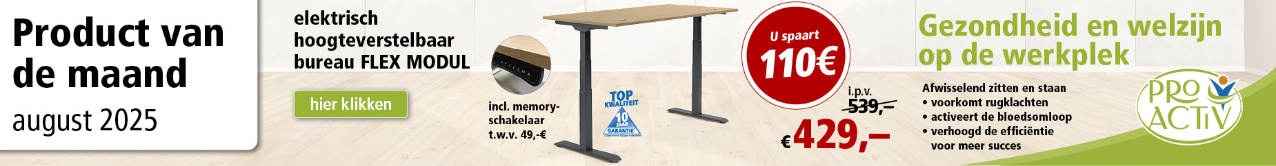 Product van de maand august 2025