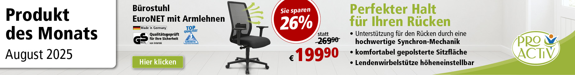 Produkt des Monats August 2025