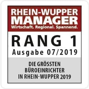 Der größte Büroeinrichter in Rhein-Wupper 2019