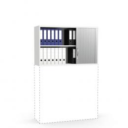 Rollladen-Aufsatzschrank PROFI MODUL Weiß | 1200 | 750 mm (2 OH)