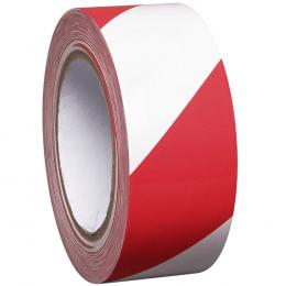 Selbstklebendes Bodenmarkierband PROline Rot/Weiß | 50