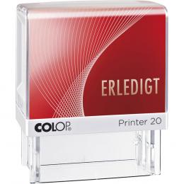 COLOP Textstempel Printer 20 ERLEDIGT 100670 38mm 