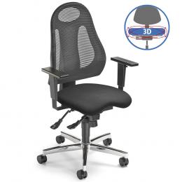 Bürostuhl SITNESS 65 NET - bewegliche Sitzfläche 