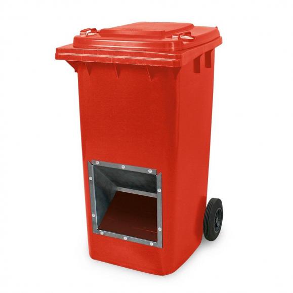Streugutbehälter, Inhalt 240 Liter, rot Rot