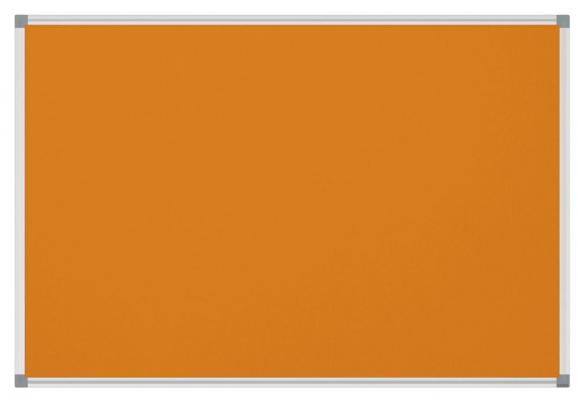 Pinntafel DELTA-BOARD Orange | 600 | 900 | Stoff Filz