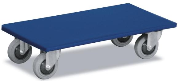 Möbelhund-Transportroller, Tragkraft 300 kg Blau | 145 | 300 | Vollgummi
