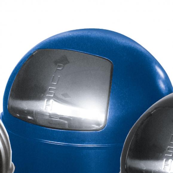 Abfallbehälter Push-Bin Blau