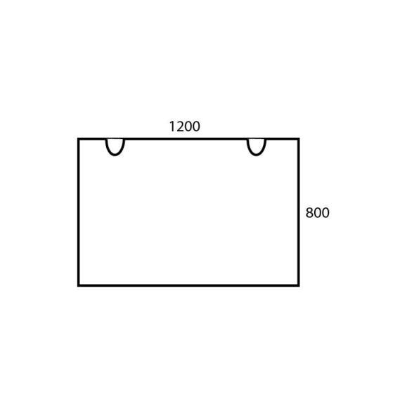 Schreibtischplatte Rechteck PROFI MODUL Lichtgrau | 1200 | Schreibtischplatte