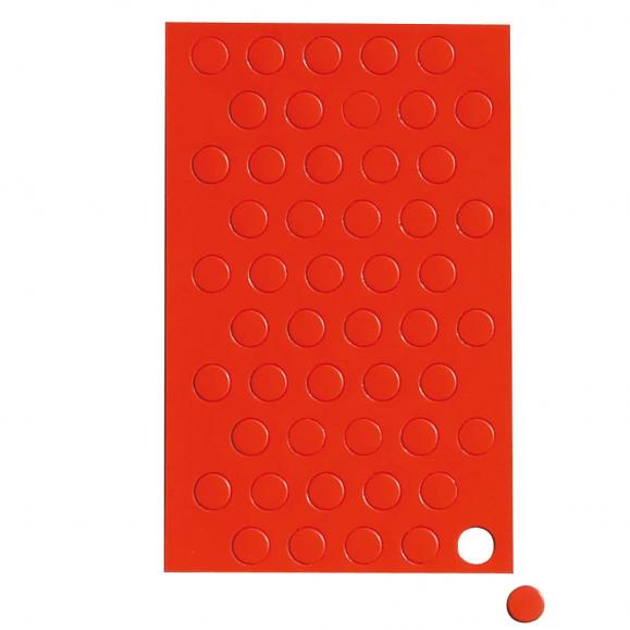 Magnetsymbole Kreis Farbe rot, Durchmesser 10 mm 