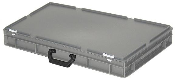Euronorm-Koffer Grau | B 400 x H 85 x L 600 mm | 13,00
