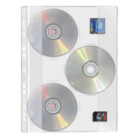 Veloflex CD/DVD Hülle 4359000 für DIN A4 PVC 