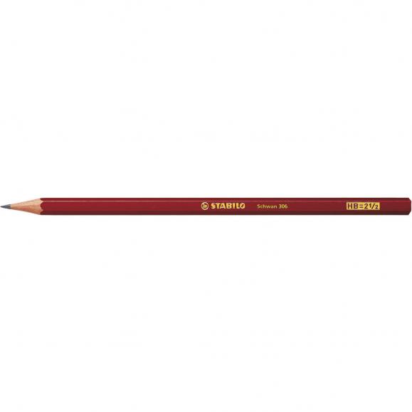 STABILO Bleistift Swano 306/HB rot 