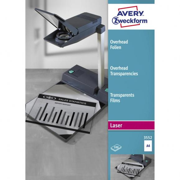 Avery Zweckform Laserfolie 3552 210x297mm 