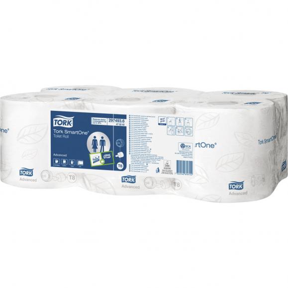 Tork Toilettenpapier SmartOne 472242 2-lagig weiß 