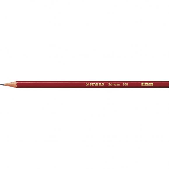 STABILO Bleistift Swano 306/H rot 