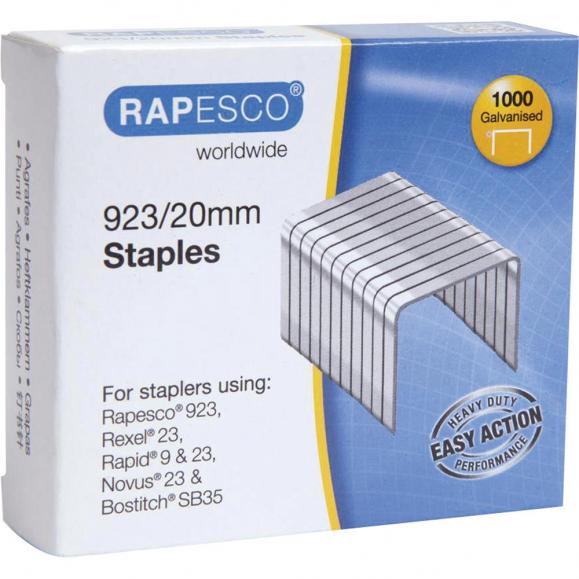 RAPESCO Heftklammern 1241 923/20mm verzinkt 
