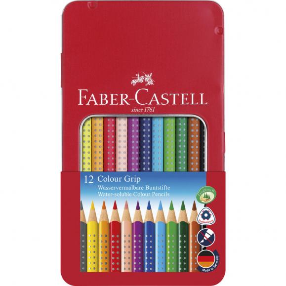 Faber-Castell Buntstift Colour GRIP 112413 f.sort. 
